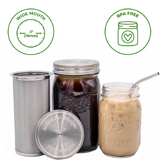 Cold Brew Coffee & Tea Filter Kit