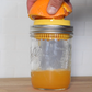 Jarware Juicer Lid for Wide Mouth Mason Jar, Yellow