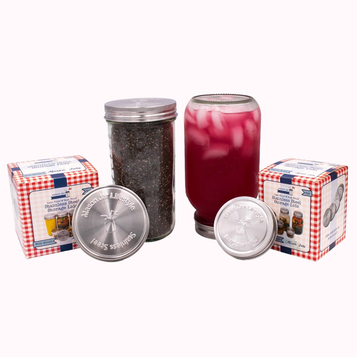 Stainless Steel Jar Lids