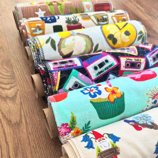 Upcycled Reusable Paper Towel | Craftinista Girl