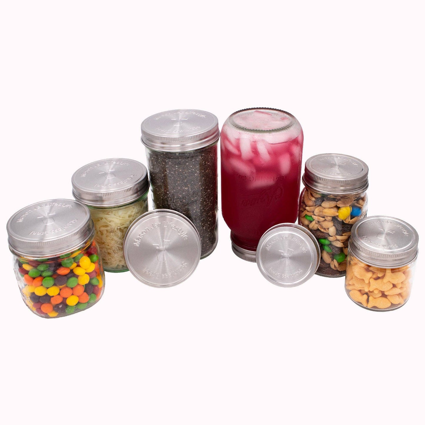 Stainless Steel Jar Lids