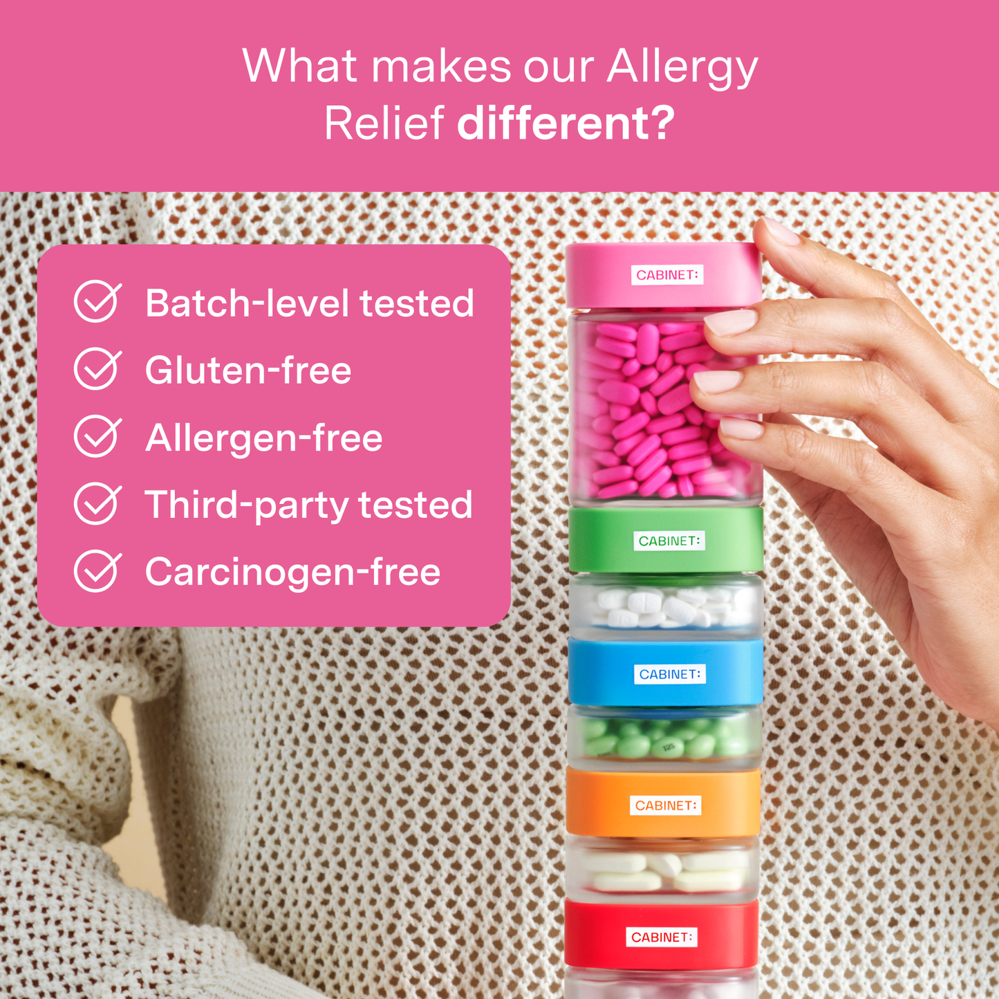 Allergy Relief: Diphenhydramine (Compares to Benadryl® Allergy)