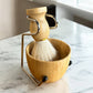 Shaving Brush and Stand 3-in-1 Set
