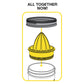Jarware Juicer Lid for Wide Mouth Mason Jar, Yellow