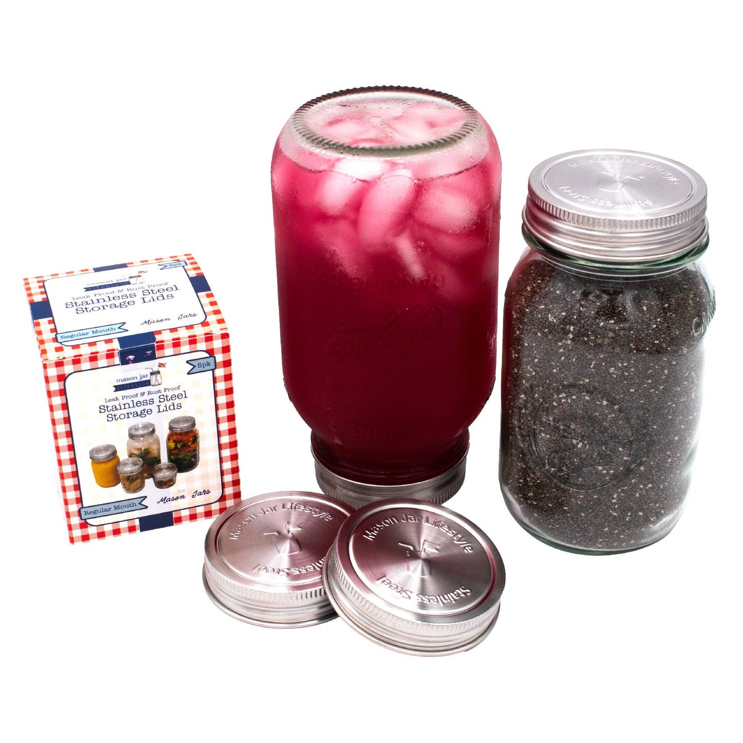 Stainless Steel Jar Lids
