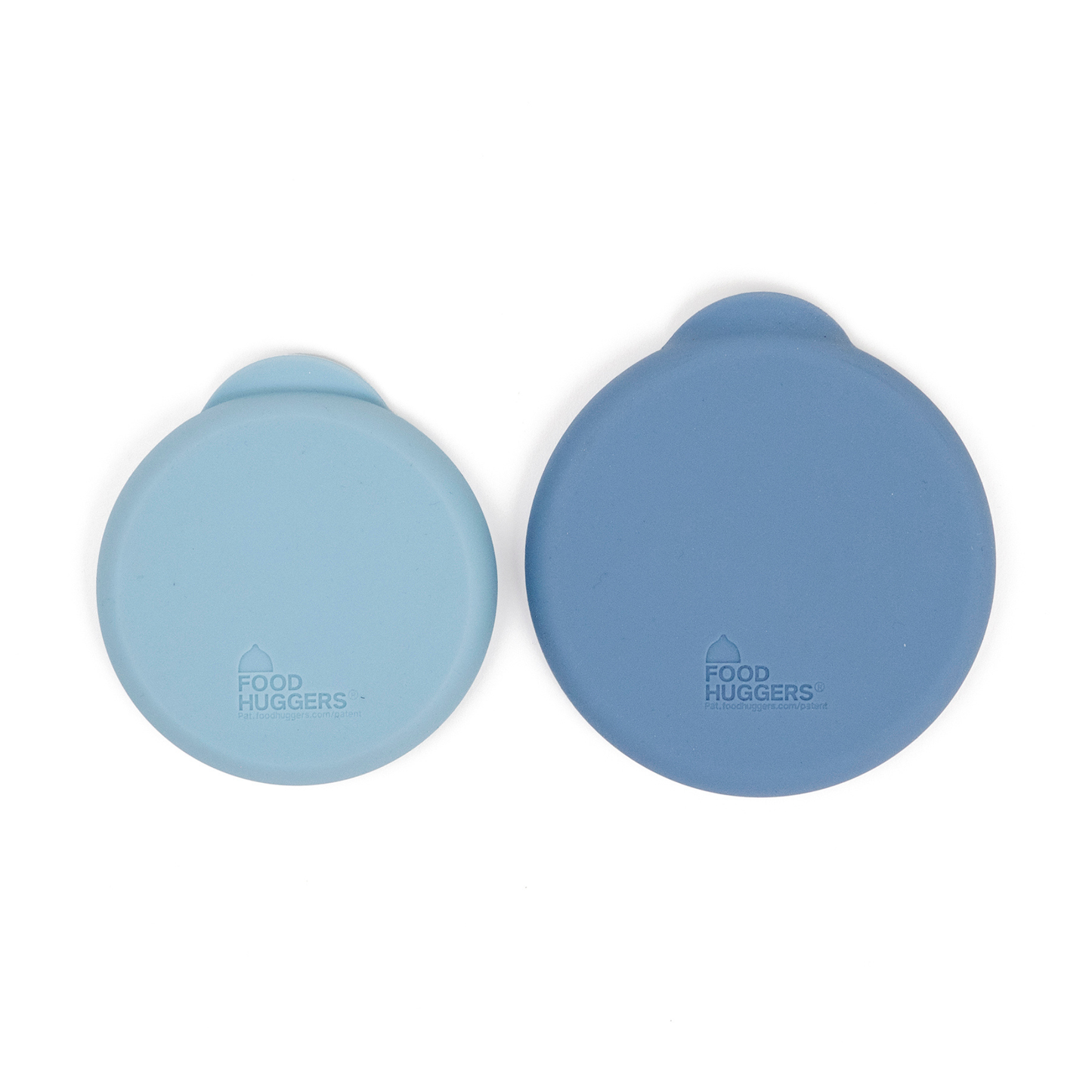 Reusable Silicone Can Huggers – Cool Blue (Set of 2)