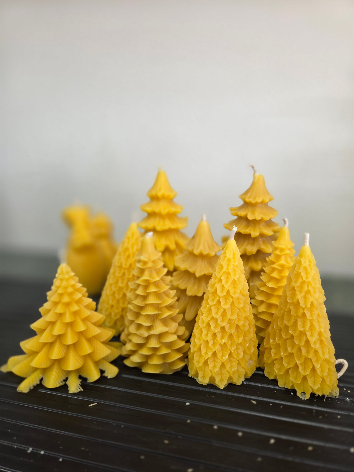Beeswax Holiday Candles