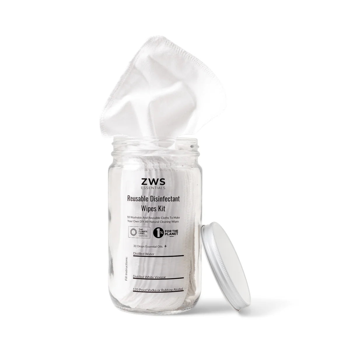 Reusable Disinfectant Wipes Kit