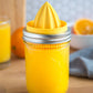 Jarware Juicer Lid for Wide Mouth Mason Jar, Yellow