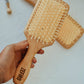 Bamboo ball tip pin hairbrush
