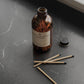 Safety Matches - Custom Label - Amber Glass Jar with Striker