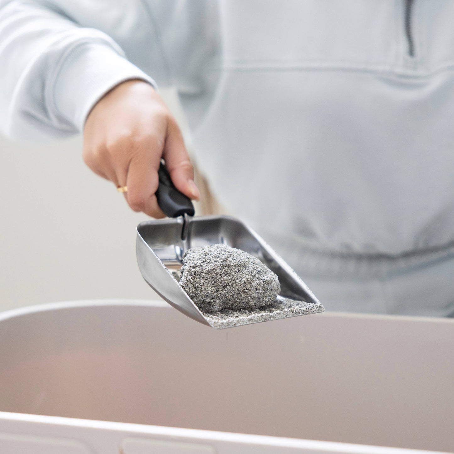 Fox Run Stainless Steel Cat Litter Scooper, 10"