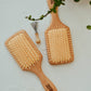Bamboo ball tip pin hairbrush