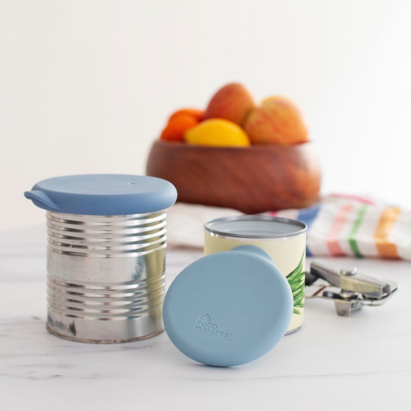 Reusable Silicone Can Huggers – Cool Blue (Set of 2)