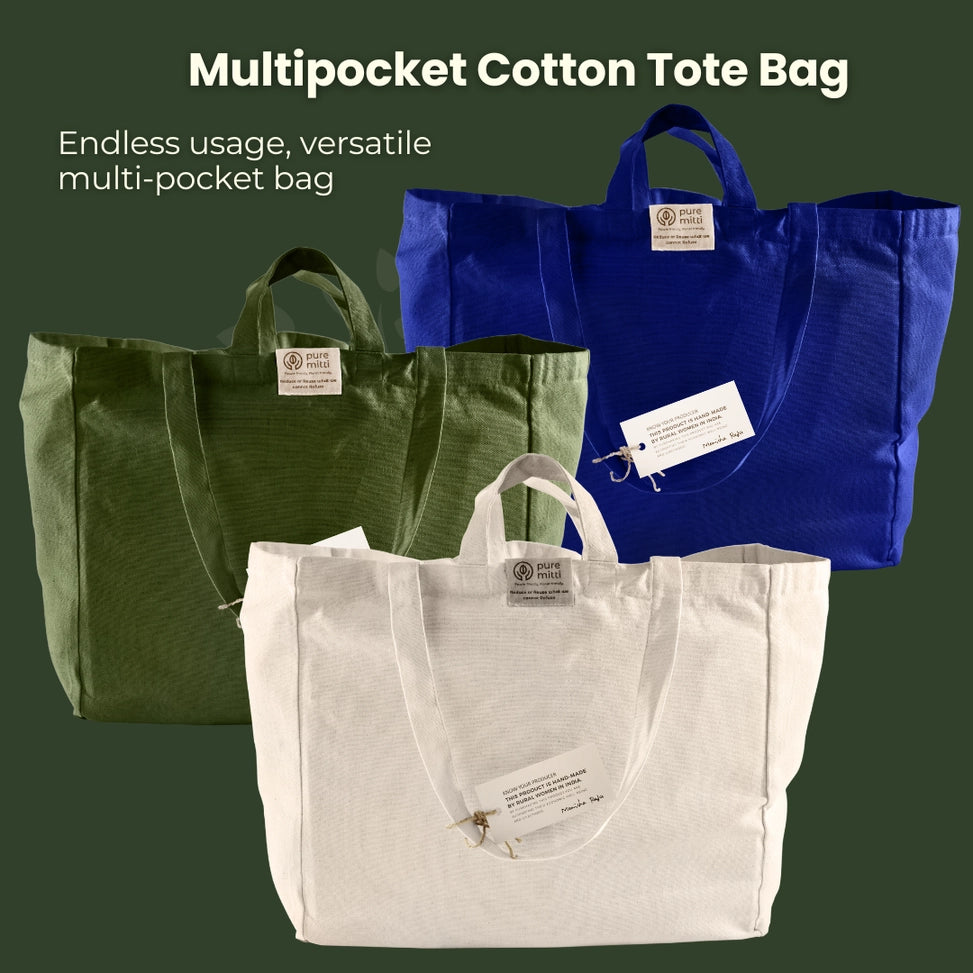 Multi-pocket Tote Bag