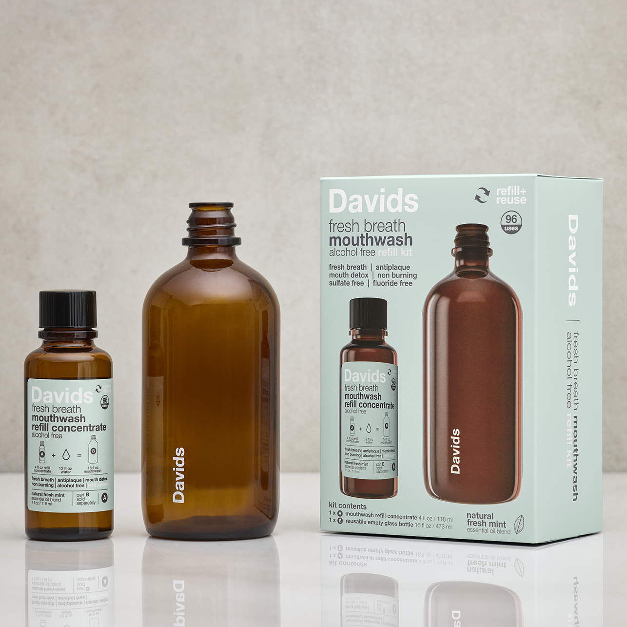 Davids Hydroxi™ Mouthwash Concentrate Kit