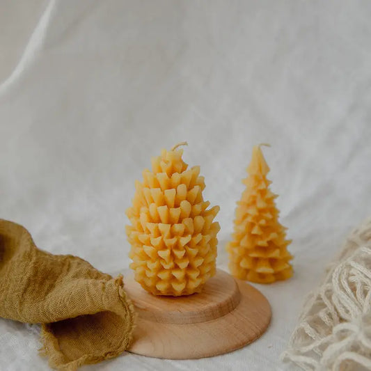 Beeswax Holiday Candles