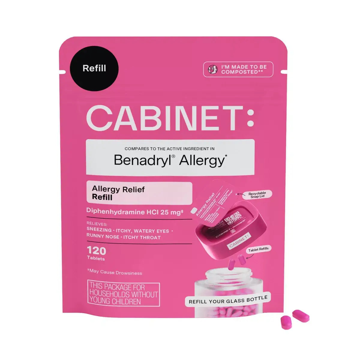 Allergy Relief: Diphenhydramine (Compares to Benadryl® Allergy)