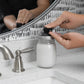 Jarware Black Foaming Soap Dispenser Lid, Regular Mouth