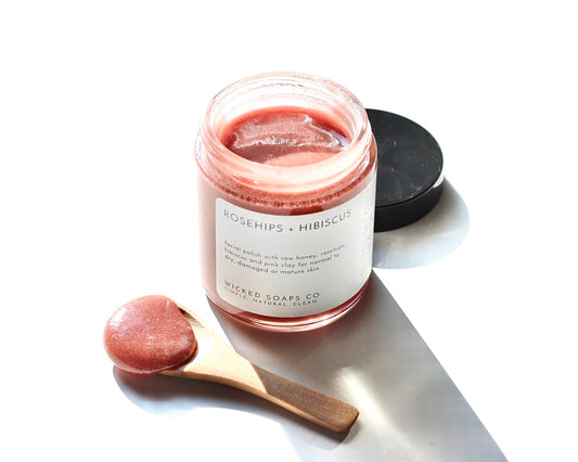 Rosehips + Hibiscus Facial Polish