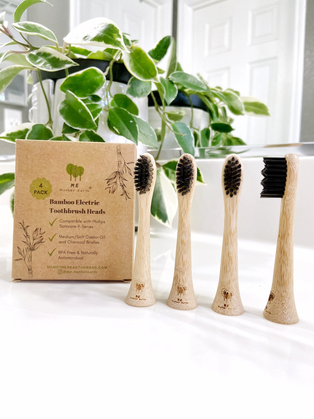 Bamboo Electric Toothbrush Heads: Sonicare Compatible