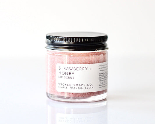Strawberry + Honey Lip Scrub
